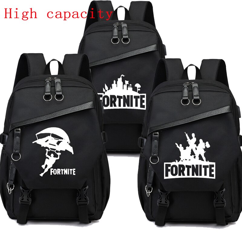 ĵ Usb б  Fortnite Bookbags ҳ ûҳ 賶 뷮  Royale Middle High College Teen Schoolbag